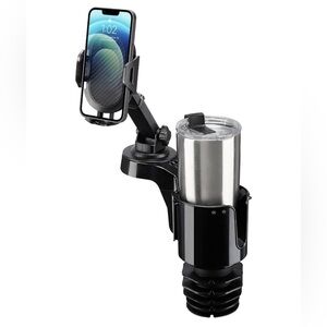 Universal Black Car Cup Phone Holder